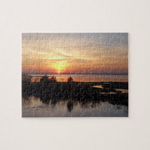Chincoteague Sunset II Virginia Landschap Legpuzzel