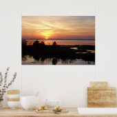 Chincoteague Sunset II Virginia Landschap Poster (Keuken)