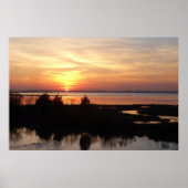 Chincoteague Sunset II Virginia Landschap Poster (Voorkant)