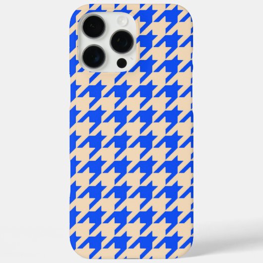 Chine Blue Houndstooth Samsung Galaxy S9 Coque (Verso)