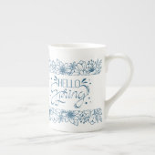 Chine Bone tasse Bonjour printemps (Droite)