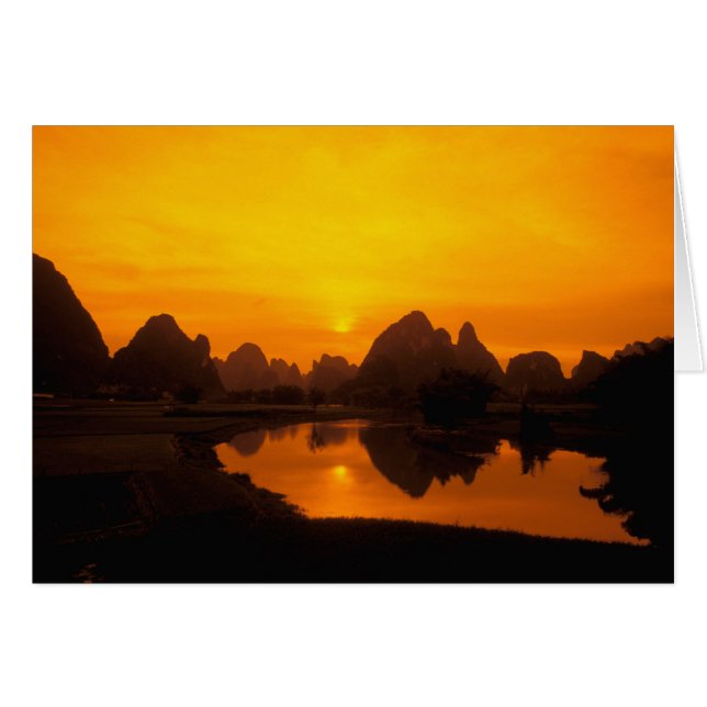 Chine. Chine colorée. Belle rivière Li. (Devant horizontal)