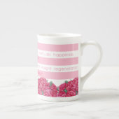 Chine de la fleur de naissance et de Gem Strig Mug (Droite)