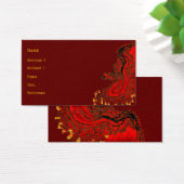 Chine Dragon rouge et or design (Bureau)