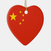 Chine Drapeau Ornement cardiaque (Droite)