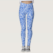 Chine Leggings bleu et blanc (Devant)