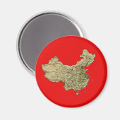 Chine - Magnet de cartes (Recto/Verso)