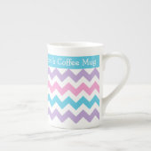 Chine Mug à personnaliser, Chevrons Multicolores (Droite)