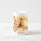 Chine osseuse Giraffes Mug (Devant)