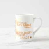 Chine osseuse Giraffes Mug (Droite)