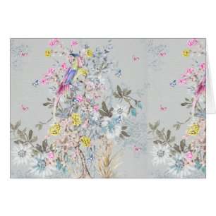 Chine soirée, toile, natuur scène, antiek, patro