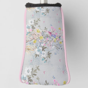 Chine soirée, toile, natuur scène, antiek, patro golfheadcover