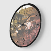 Chine vintage Marché Changsha Grande horloge (Angle)