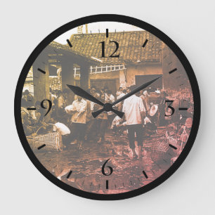 Chine vintage Marché Changsha Grande horloge