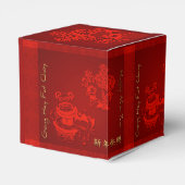 Chinees aangepaste Nieuwjaar Kinderen draak CC Fav Bedankdoosjes (Achterkant)