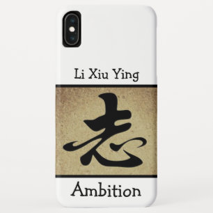 Chinees AMBITIEsymbool op maat iPhone XS Max Hoesje