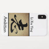 Chinees AMBITIEsymbool op maat Case-Mate iPhone Case (Achterkant (horizontaal))