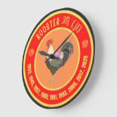 Chinees astrologische rooster grote klok (Hoek)