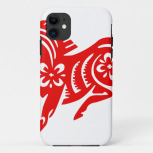 Chinees-Aziatische oosterse paarden iPhone 11 Hoesje