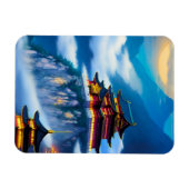 Chinees bergpaleis magneet (Horizontaal)