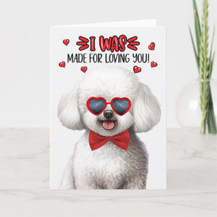 Chinees Bichon Frise Dog Loving You Valentijn Feestdagen Kaart