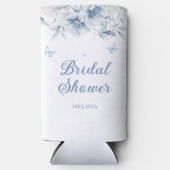 Chinees Blauw Bloemen Modern Vrijgezellenfeest Cus (Voorkant)