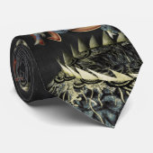 Chinees Blue Dragon Stropdas (Opgerold)