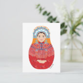 Chinees bruid Matryoshka Briefkaart (Staand voorkant)