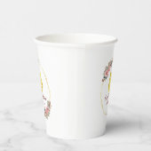 Chinees bruiloft met bloem papieren bekers (Rechts)