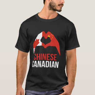 Chinees Canadees Canada China Vlag T-shirt