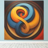 Chinees Canvas Afdruk (Insitu (Houten vloer))