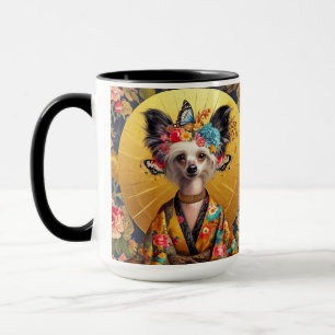 Chinees Crested Dog Art Mok
