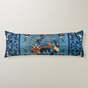 Chinees Deep Royal Blue Lichaamskussen