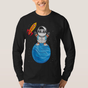 Chinees Dierenruimtevaart Panda Astronaut T-shirt