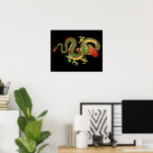 Chinees Dragon 09 Poster (Thuiskantoor)