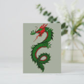 chinees dragon briefkaart (Staand voorkant)