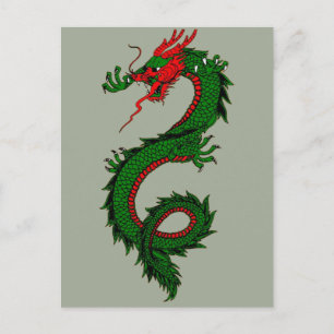 chinees dragon briefkaart