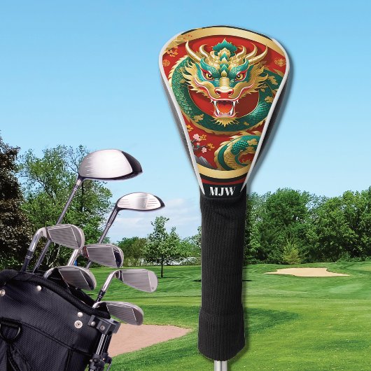 Chinees Dragon Golf Head Hoesje Golfheadcover