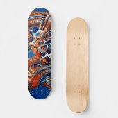 Chinees Dragon Rain Element Custom Pro Park Deck Skateboard (Voorkant)