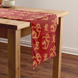 Chinees drakenpatroon Jaar van de draak 2024 Medium Tafelloper