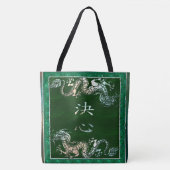 Chinees drakenstammotief tote bag (Voorkant)