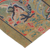 Chinees drakensymbool Antiek Aziatisch Korte Tafelloper (Hoek)