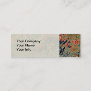 Chinees drakensymbool Antiek Aziatisch Mini Visitekaartje