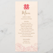 Chinees elastisch dubbeldeksdennenhuwelijk menu (Voorkant)