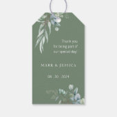 Chinees eucalyptus dubbel geluk/liedje hy cadeaulabel (Achterkant)