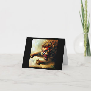 Chinees foo lion (10) kaart