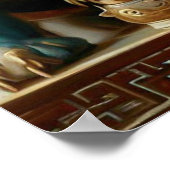 Chinees foo lion (21) poster (Hoek)