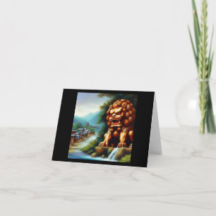 Chinees foo lion (36) kaart