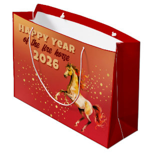 Chinees Gelukkig Jaar van het Vuurpaard 2026 Groot Cadeauzakje