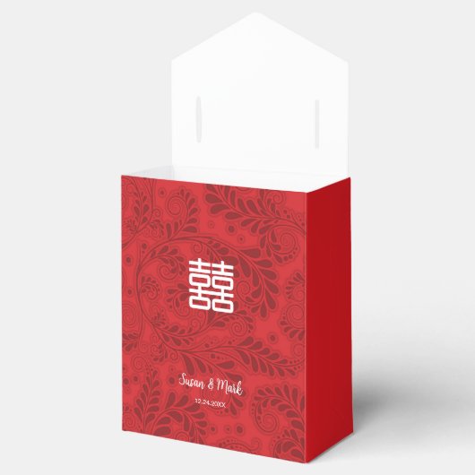 Chinees huwelijk bedankt voor je voordak bedankdoosjes (Geopend)